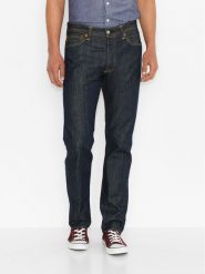 Levi's® Jeansy 501® 00501-0162 Granatowy Original Fit. Niebieskie jeansy męskie z bawełny. Za 409.99 zł.