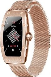Smartwatch Kumi K18 Złoty (KU-K18/GD). Żółte zegarki smartwatch Kumi, bez wzorów. Za 243.95 zł.