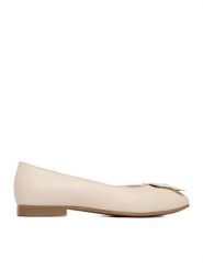 Lasocki Baleriny CEO-RST-WOLLY-01 Beżowy. Brązowe balerinki damskie Lasocki, bez wzorów, ze skóry, bez obcasa, bez zapięcia. Za 169.99 zł.