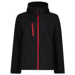 Męska Kurtka Venturer 3warstwowa Soft Shell Z Kapturem. Czarne kurtki męskie Regatta, l, bez wzorów, sportowe, z kapturem. Za 199.99 zł.