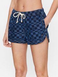 Roxy Szorty jeansowe New Impossible ERJDS03300 Granatowy Regular Fit. Niebieskie szorty damskie Roxy, bez wzorów, z bawełny. Za 249.99 zł.