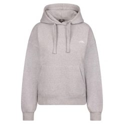 Damska Bluza Z Dzianiny Reives. Szare bluzy damskie Trespass, m, bez wzorów, z bawełny, bez ramiączek, z kapturem. Za 116.99 zł.