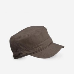Second Life - Czapka trekkingowa z daszkiem Forclaz Travel 500 - Stan Doskonały. Brązowe czapki damskie FORCLAZ, bez wzorów, z bawełny. Za 18.99 zł.