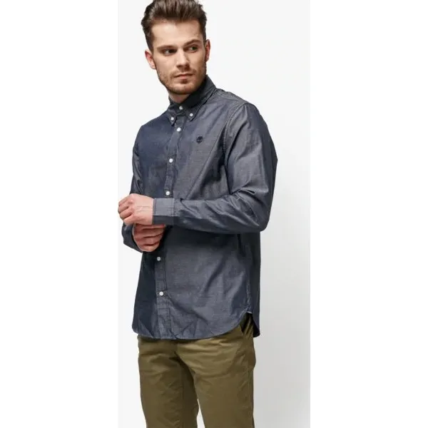 Timberland Koszula Ls Wellfleet Solid Oxford , niebieski, rozmiar XXL. Niebieskie koszule męskie Timberland, m, z aplikacjami, z bawełny, klasyczne, bez kołnierzyka, bez ramiączek. W wyprzedaży za 219.99 zł.