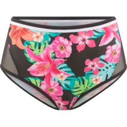 Figi bikini bonprix czarny z nadrukiem. Czarne bikini bonprix, bez wzorów. Za 37.99 zł.