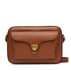 Torebka Coccinelle. Brązowe listonoszki damskie Coccinelle, bez wzorów, bez dodatków. Za 1,299.00 zł.