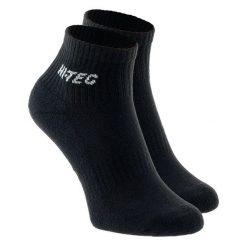 Skarpetki Unisex Dla Dorosłych Z Logo Quarro (zestaw 3 Sztuk). Czarne skarpetki damskie Hi-tec, bez wzorów. Za 33.99 zł.