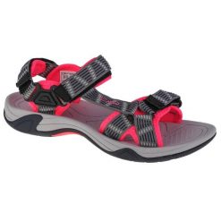 Sandały dla kobiet CMP Hamal Hiking. Czerwone sandały damskie CMP, bez wzorów, z gumy, bez obcasa, bez zapięcia. Za 139.99 zł.