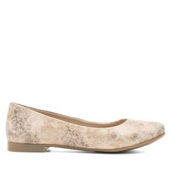 Baleriny Lasocki. Brązowe balerinki damskie Lasocki, bez wzorów, bez obcasa, bez zapięcia. Za 89.99 zł.
