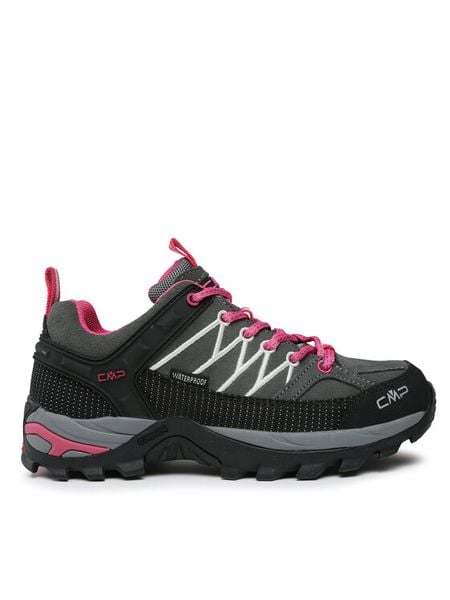 CMP Trekkingi Rigel Low Wmn Treking Shoe Wp 3Q13246 Szary. Szare obuwie trekkingowe damskie CMP, ze skóry, bez zapięcia. Za 279.99 zł.