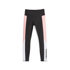 Damskie legginsy z wysokim stanem 7/8 Puma Fit Eversculpt Colorblock. Brązowe legginsy damskie Puma, bez wzorów. Za 230.75 zł.