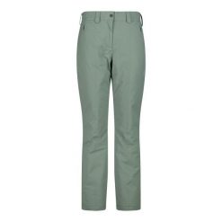 Spodnie damskie narciarskie CMP 3W20636. Zielone spodnie materiałowe damskie CMP, na zimę, bez wzorów, sportowe. W wyprzedaży za 455.35 zł.