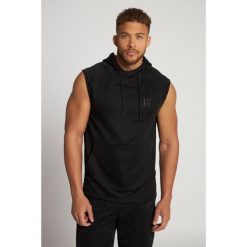 Męska Koszulka z kapturem Odzież dla aktywnych QuickDry. Czarna bluzy męskie JAY-PI, m, bez wzorów, z materiału, bez ramiączek, z kapturem. Za 244.99 zł.