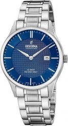 Zegarek męski Festina F20067-4 srebrny. Szare zegarki męskie Festina, bez wzorów, srebrne. Za 1,208.81 zł.