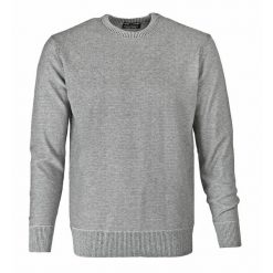 Męski Sweter Pako Jeans - Wełniany - Popielaty Melanż. Szare swetry męskie Pako Jeans, l, bez wzorów, z dzianiny, eleganckie, bez kołnierzyka, bez ramiączek. Za 199.00 zł.