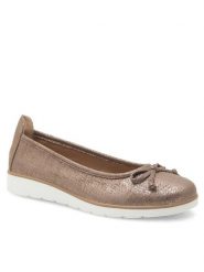 Clara Barson Baleriny WYL3650-3 Brązowy. Brązowe balerinki damskie Clara Barson, bez wzorów, ze skóry, bez obcasa, bez zapięcia. Za 99.99 zł.