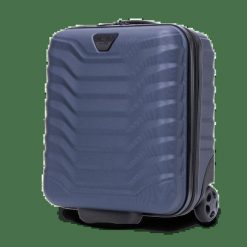 Walizka kabinowa mini Wings PEAWFOWL 16" BLUE. Niebieskie walizki damskie Wings, bez wzorów, z gumy, małe. Za 97.93 zł.