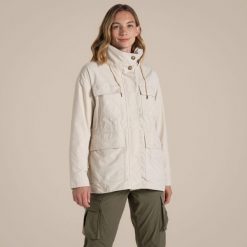Damska bluza z kapturem full zip Craghoppers NosiLife Adventure II. Brązowe bluzy damskie Craghoppers, bez wzorów, z poliamidu, klasyczne, bez ramiączek, z kapturem. Za 647.85 zł.