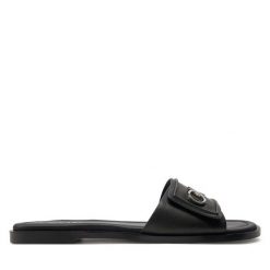 Klapki Calvin Klein. Klapki damskie Calvin Klein, bez wzorów, bez obcasa, bez zapięcia. Za 139.99 zł.