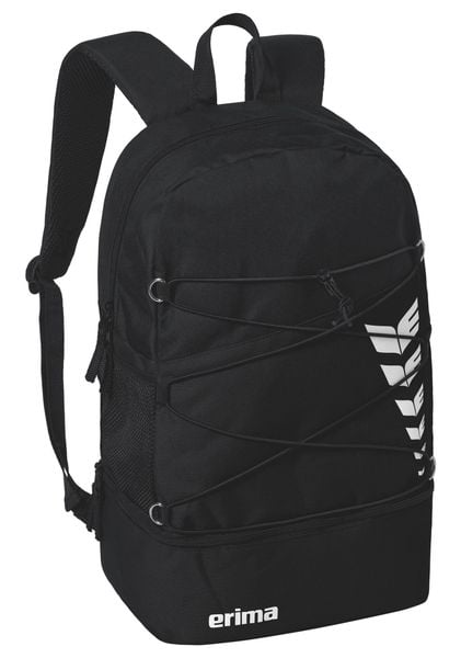 Plecak Erima Six Wings Czarny. Czarne plecaki męskie Erima, bez wzorów, z materiału, sportowe. Za 148.00 zł.