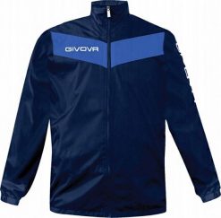 Kurtka Givova Rain Scudo granatowo-niebieska RJ005 0402 2XL. Niebieskie kurtki męskie Givova, m, bez wzorów, bez kaptura. Za 117.03 zł.