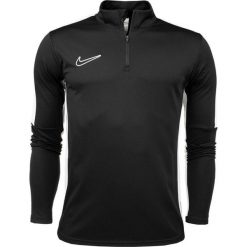 Bluza treningowa męska Nike DF Academy 23 SS Drill. Czarne bluzy męskie Nike, m, bez wzorów, bez ramiączek, bez kaptura. Za 198.73 zł.