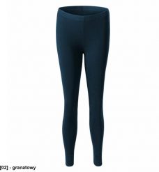 MALFINI - ADLER - Legginsy damskie, 190 g/m, 5 % elastan, 95 % bawełna granatowy 2XL. Niebieskie legginsy damskie MALFINI, bez wzorów, z bawełny. Za 36.32 zł.