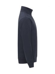Clique Miami Half Zip bluza unisex z bawełną i recyklingiem – Dark Navy. Niebieskie bluzy damskie CLIQUE, xl, bez wzorów, z bawełny, bez ramiączek, bez kaptura. Za 189.24 zł.