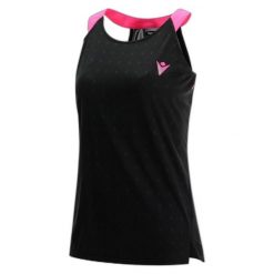 Damski tank top Macron padel printed. Czerwone topy damskie Macron, bez wzorów, sportowe, bez kołnierzyka, bez ramiączek. Za 241.00 zł.