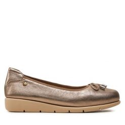 Baleriny Maciejka. Żółte balerinki damskie Maciejka, bez wzorów, bez obcasa, bez zapięcia. Za 189.99 zł.