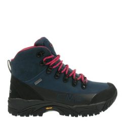 Buty trekkingowe damskie CMP Dhenieb granatowe. Niebieskie obuwie trekkingowe damskie CMP, z gumy, za kostkę, bez zapięcia. Za 889.99 zł.