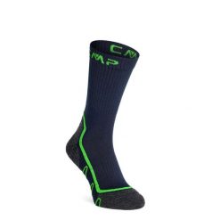 Skarpety turystyczne CMP Trekking Sock Poly Mid. Niebieskie skarpetki damskie CMP, bez wzorów. Za 50.99 zł.