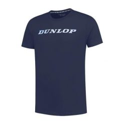 Koszulka sportowa męska Dunlop Essentials Tee. Niebieskie koszulki sportowe męskie Dunlop, m, bez wzorów, bez ramiączek, tenisowe. Za 79.99 zł.