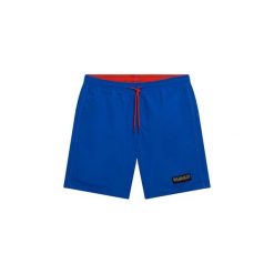 Szorty Napapijri Iaato. Niebieskie szorty męskie Napapijri, bez wzorów. W wyprzedaży za 220.50 zł.