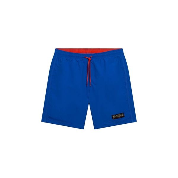 Szorty Napapijri Iaato. Niebieskie szorty męskie Napapijri, bez wzorów. W wyprzedaży za 227.50 zł.