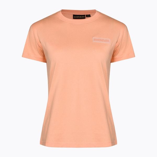 Koszulka damska Napapijri S-Iaato. Czerwone bluzki damskie Napapijri, s, bez wzorów, sportowe, bez kołnierzyka, bez ramiączek. Za 169.99 zł.