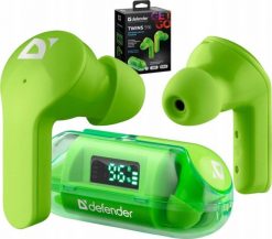 Słuchawki Defender Słuchawki z mikrofonem Defender TWINS 916 bezprzewodowe Bluetooth zielone. Zielone słuchawki bezprzewodowe Defender. Za 57.48 zł.