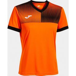 Ekologiczna Koszulka Damska Joma Eco Supernova Pomarańczowo-Czarna XL. Brązowe bluzki damskie Joma, xl, bez wzorów, z poliesteru, sportowe, bez kołnierzyka, bez ramiączek. Za 176.99 zł.