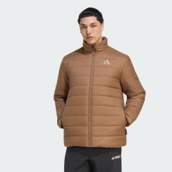 Kurtka ocieplana Terrex Multi Essentials. Czarne kurtki męskie Adidas, l, bez wzorów, z materiału, klasyczne, bez kaptura. Za 399.00 zł.