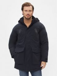 Tommy Hilfiger Kurtka zimowa Rockie MW0MW32782 Granatowy Regular Fit. Niebieskie kurtki męskie Tommy Hilfiger, na zimę, m, bez wzorów, z syntetyku, bez kaptura. Za 1,599.00 zł.