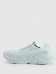 4F Niskie sneakersy sportowe VELOCORE damskie - niebieskie 40. Niebieskie obuwie sportowe damskie 4F, bez wzorów, z dzianiny, bez zapięcia. Za 299.99 zł.