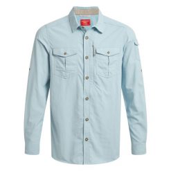 Męska Koszula Z Długim Rękawem Adventure III Nosilife. Niebieskie koszule męskie Craghoppers, m, bez wzorów, casualowe, bez kołnierzyka, bez ramiączek. Za 379.99 zł.