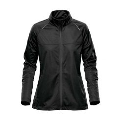 Kurtka Damska Greenwich Soft Shell. Czarne kurtki sportowe damskie STORMTECH, s, bez wzorów, bez ramiączek, bez kaptura, trekkingowe. Za 259.99 zł.