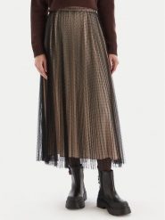 TWINSET Spódnica midi 252TT2023 Czarny Regular Fit. Czarne spódnice damskie Twinset, bez wzorów, z syntetyku, midi. Za 1,059.00 zł.