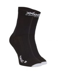 Skarpety biegowe X-Socks Run Fast 4.0. Czarne skarpetki damskie X-Socks, bez wzorów, z materiału. Za 50.00 zł.