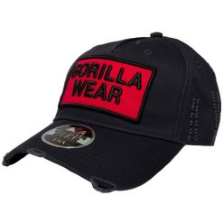 Harrison Czapka - Czarny/Czerwony. Czarne czapki damskie GORILLA WEAR, bez wzorów. Za 136.00 zł.