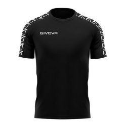 Koszulka Sportowa Givova Czarna XL z Oddychającej Bawełny. Czarne koszulki sportowe męskie Givova, xl, bez wzorów, z bawełny, bez ramiączek, do piłki nożnej. Za 163.99 zł.