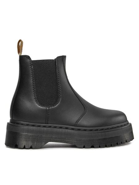 Dr. Martens Sztyblety 27560001 Czarny. Czarne botki męskie Dr. Martens, bez wzorów, ze skóry, bez obcasa, bez zapięcia. Za 879.99 zł.