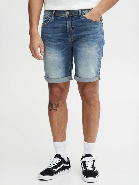 Blend Szorty jeansowe 20713326 Niebieski Slim Fit. Niebieskie szorty męskie Blend, bez wzorów, z bawełny. Za 159.99 zł.