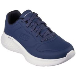 Buty sportowe męskie Skechers Skech lite Pro Nullify. Niebieskie buty sportowe męskie Skechers, bez wzorów, z materiału, bez zapięcia. Za 323.00 zł.